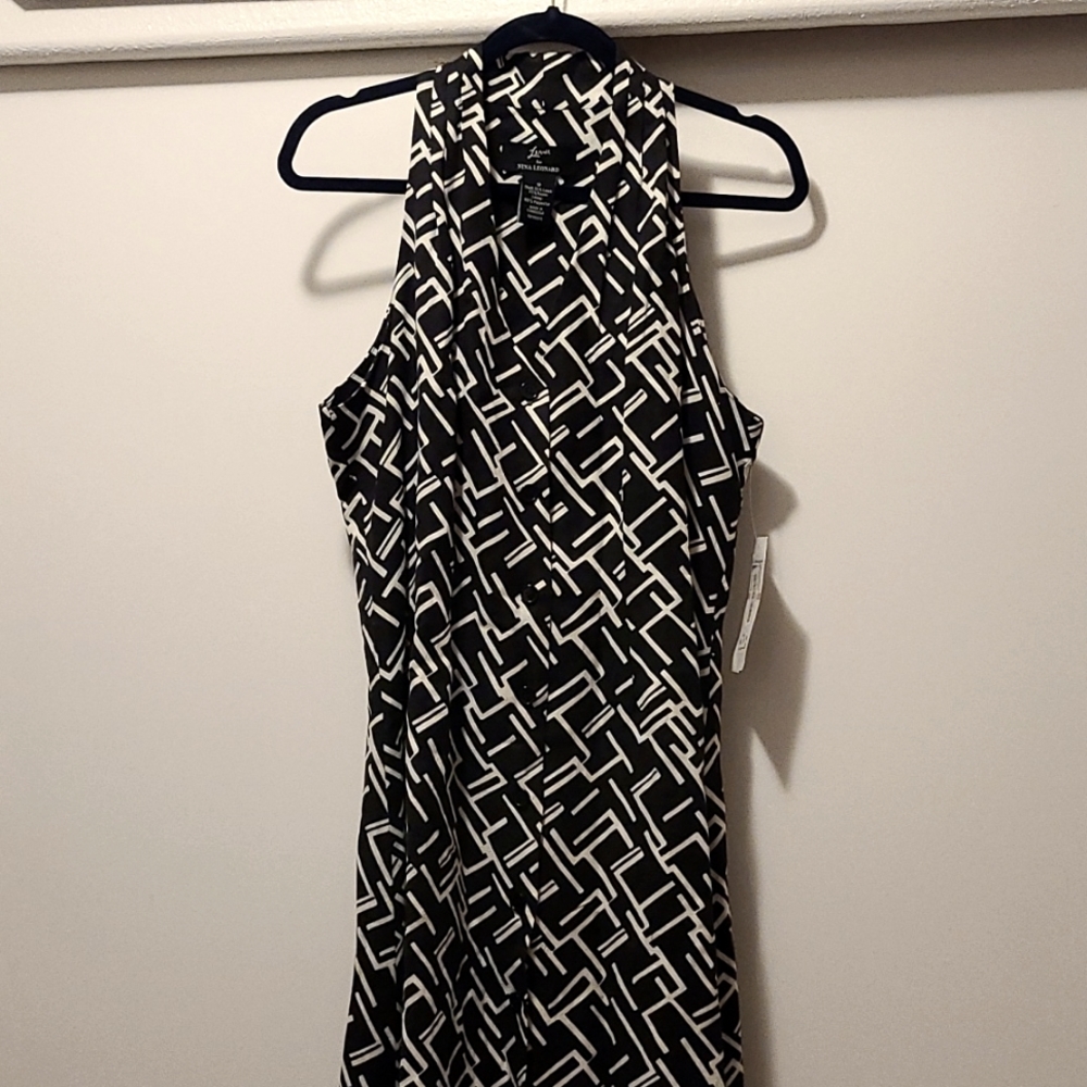 Nina Leonard summer party dress